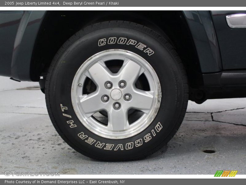 Deep Beryl Green Pearl / Khaki 2005 Jeep Liberty Limited 4x4