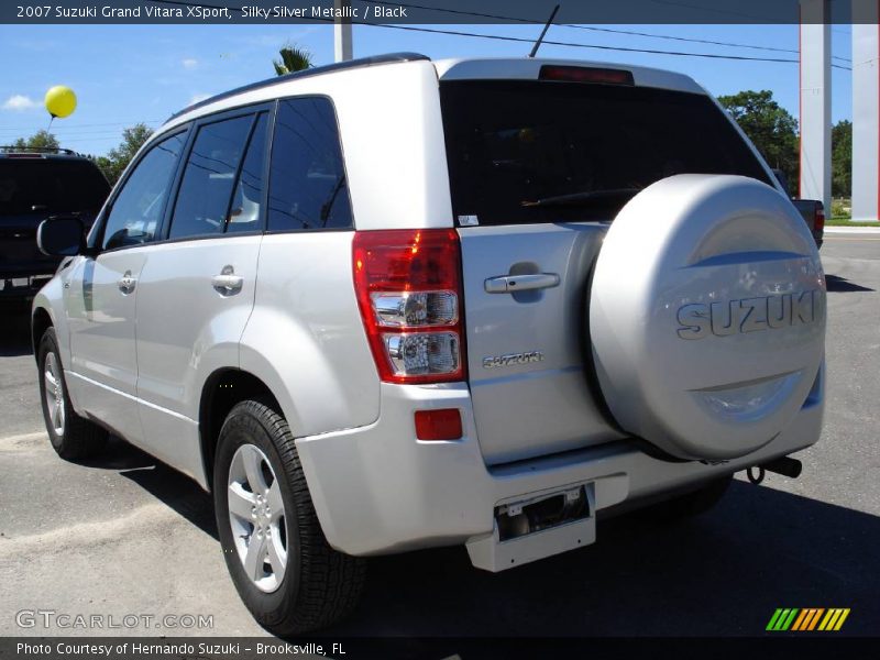 Silky Silver Metallic / Black 2007 Suzuki Grand Vitara XSport