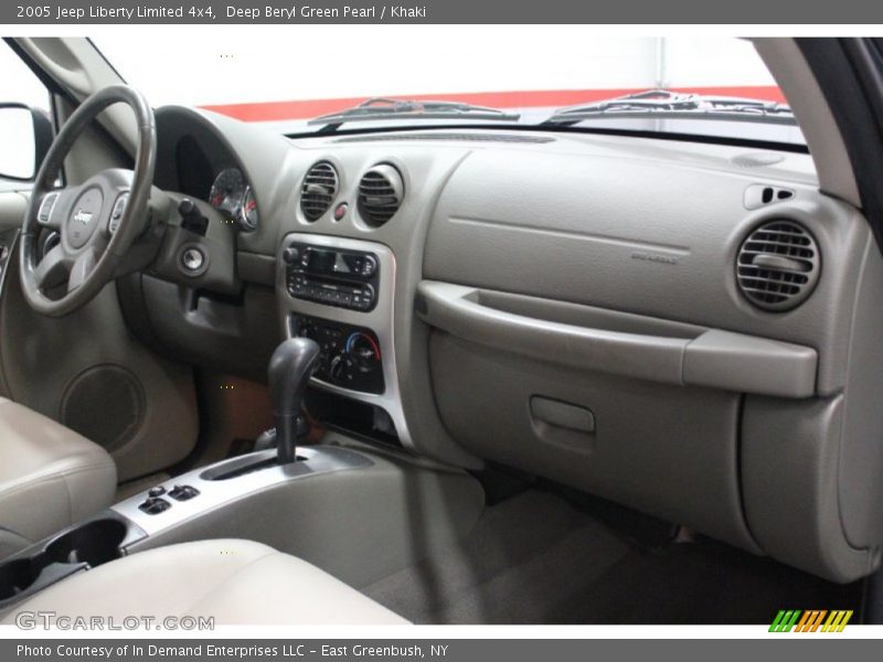 Deep Beryl Green Pearl / Khaki 2005 Jeep Liberty Limited 4x4
