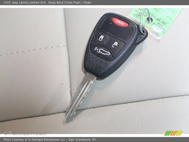 Deep Beryl Green Pearl / Khaki 2005 Jeep Liberty Limited 4x4
