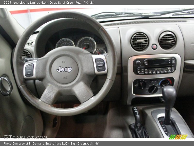 Deep Beryl Green Pearl / Khaki 2005 Jeep Liberty Limited 4x4