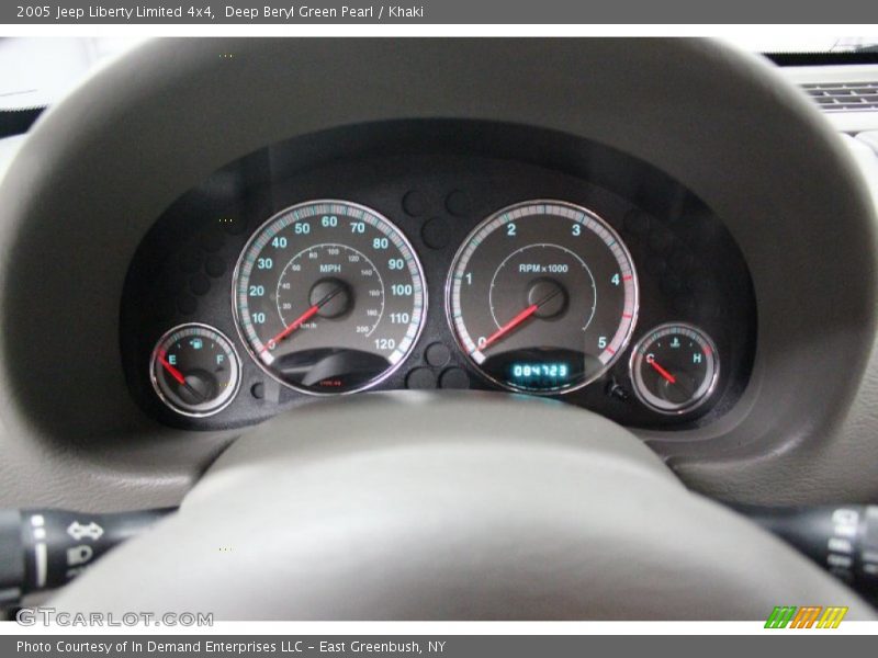 Deep Beryl Green Pearl / Khaki 2005 Jeep Liberty Limited 4x4