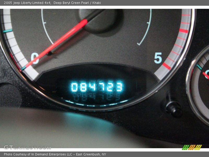 Deep Beryl Green Pearl / Khaki 2005 Jeep Liberty Limited 4x4