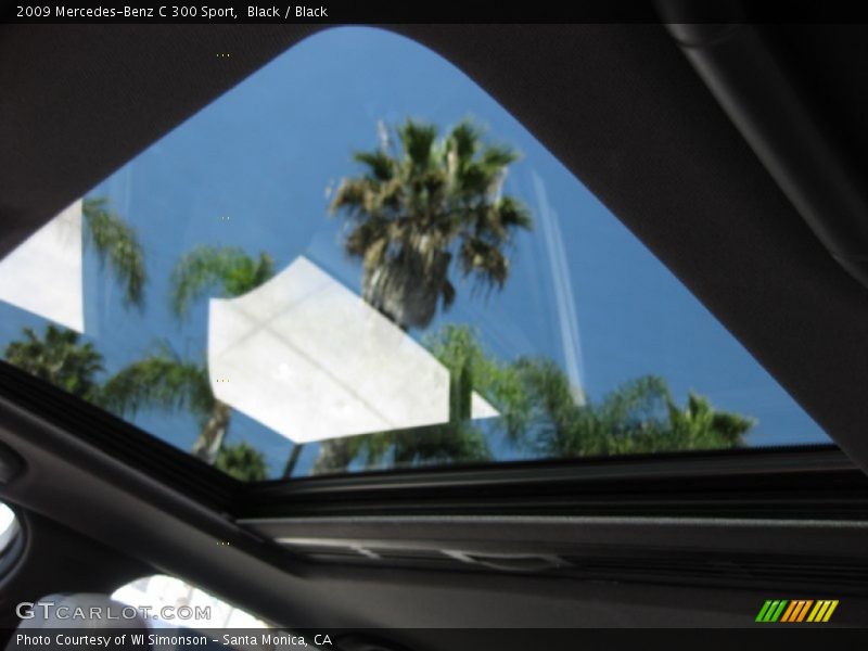 Black / Black 2009 Mercedes-Benz C 300 Sport