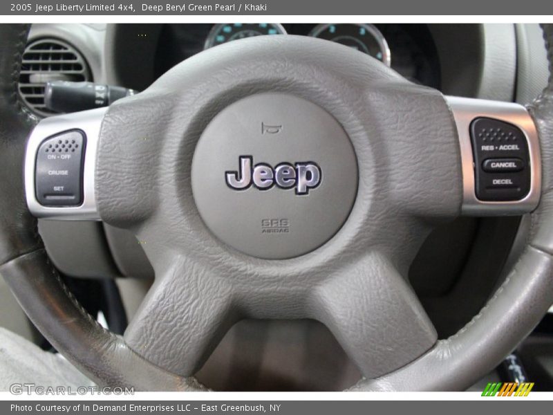 Deep Beryl Green Pearl / Khaki 2005 Jeep Liberty Limited 4x4