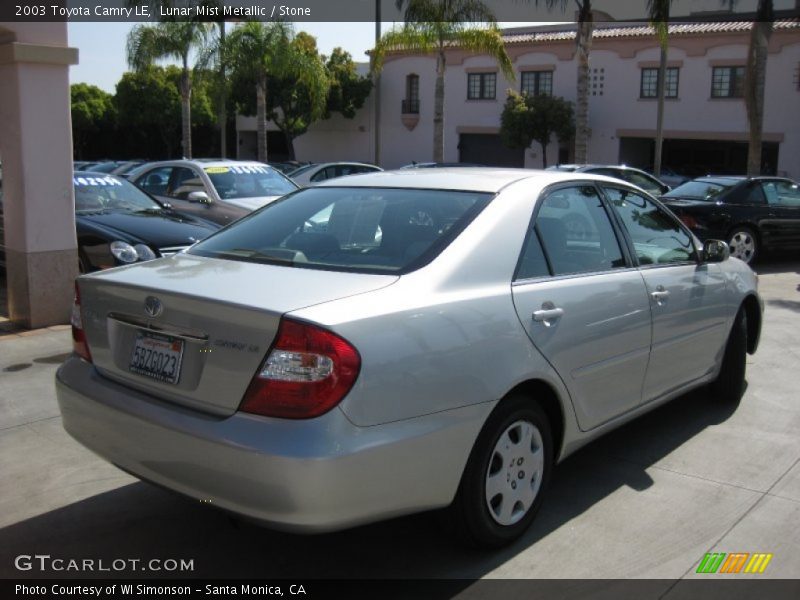 Lunar Mist Metallic / Stone 2003 Toyota Camry LE