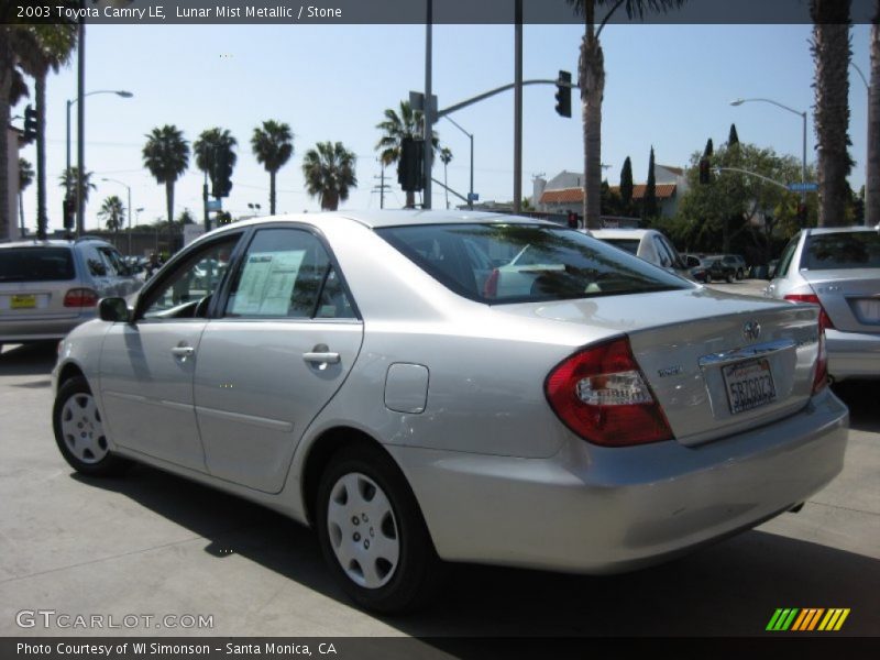 Lunar Mist Metallic / Stone 2003 Toyota Camry LE
