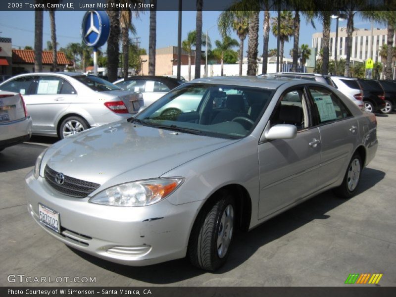Lunar Mist Metallic / Stone 2003 Toyota Camry LE