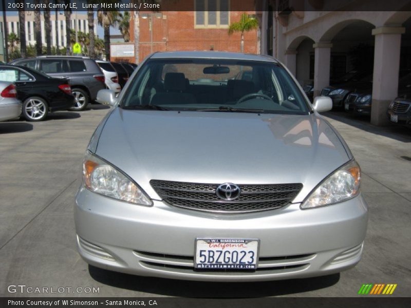 Lunar Mist Metallic / Stone 2003 Toyota Camry LE