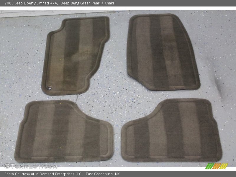 Deep Beryl Green Pearl / Khaki 2005 Jeep Liberty Limited 4x4