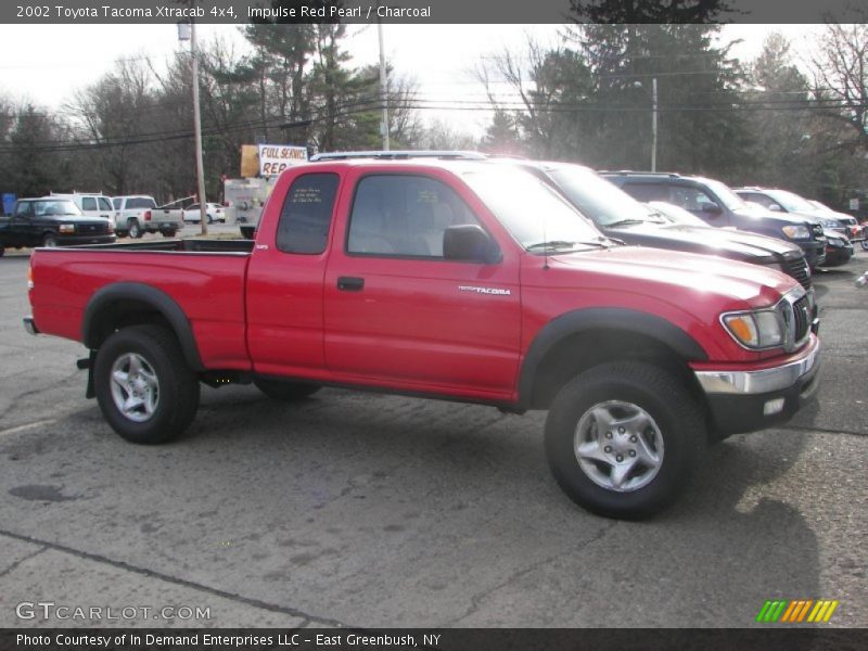 Impulse Red Pearl / Charcoal 2002 Toyota Tacoma Xtracab 4x4