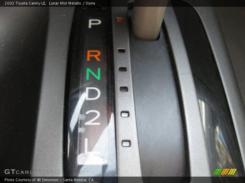 Lunar Mist Metallic / Stone 2003 Toyota Camry LE