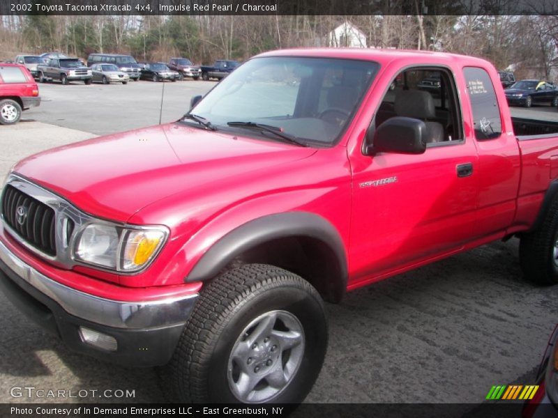 Impulse Red Pearl / Charcoal 2002 Toyota Tacoma Xtracab 4x4