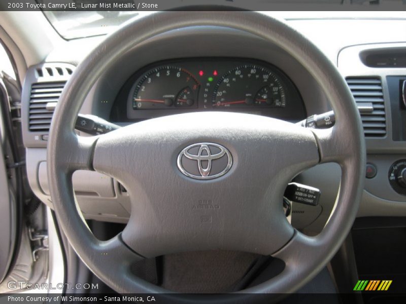 Lunar Mist Metallic / Stone 2003 Toyota Camry LE
