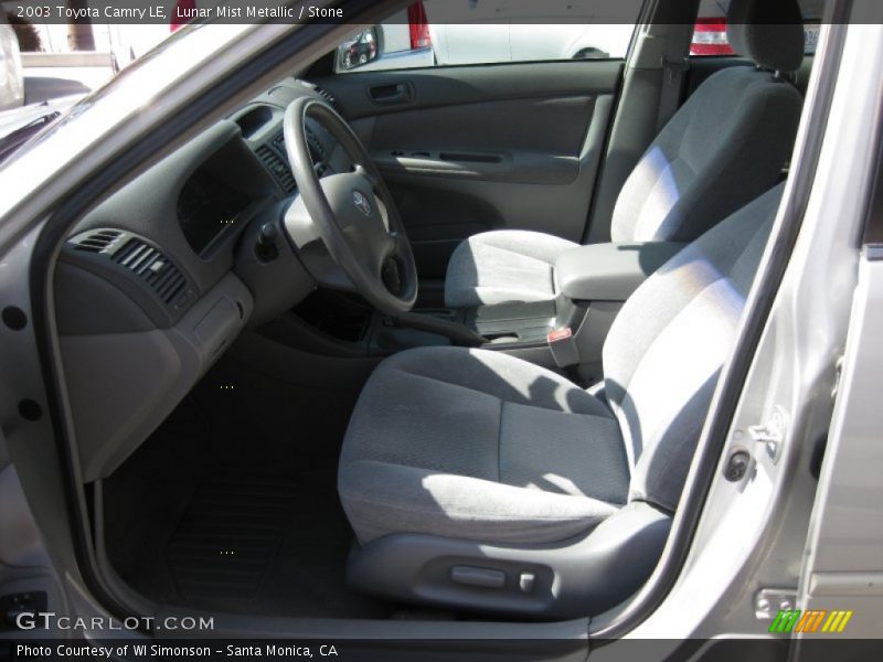 Lunar Mist Metallic / Stone 2003 Toyota Camry LE
