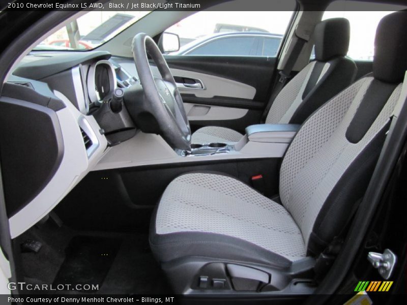 Black / Jet Black/Light Titanium 2010 Chevrolet Equinox LS AWD