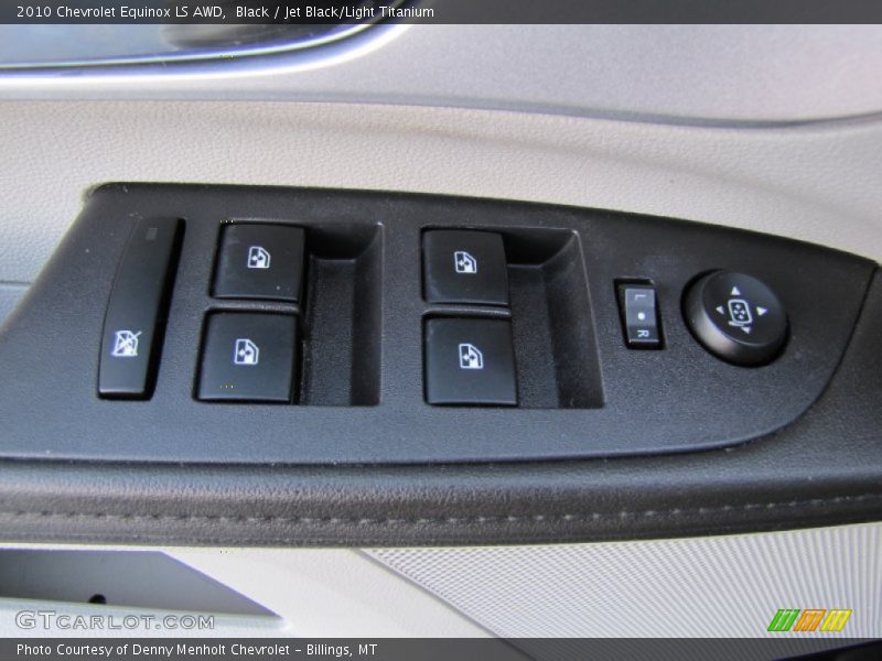 Black / Jet Black/Light Titanium 2010 Chevrolet Equinox LS AWD