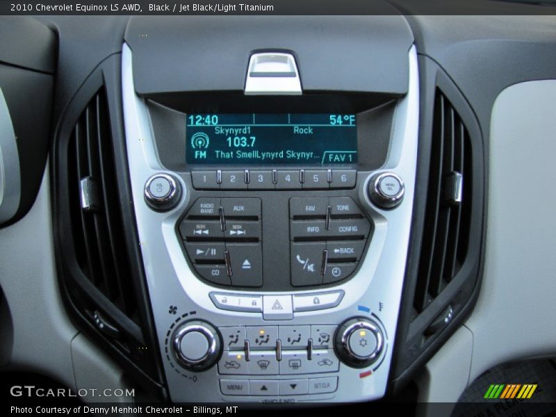 Black / Jet Black/Light Titanium 2010 Chevrolet Equinox LS AWD