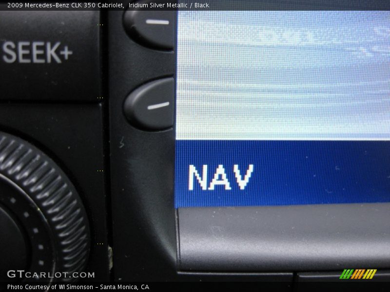 Iridium Silver Metallic / Black 2009 Mercedes-Benz CLK 350 Cabriolet