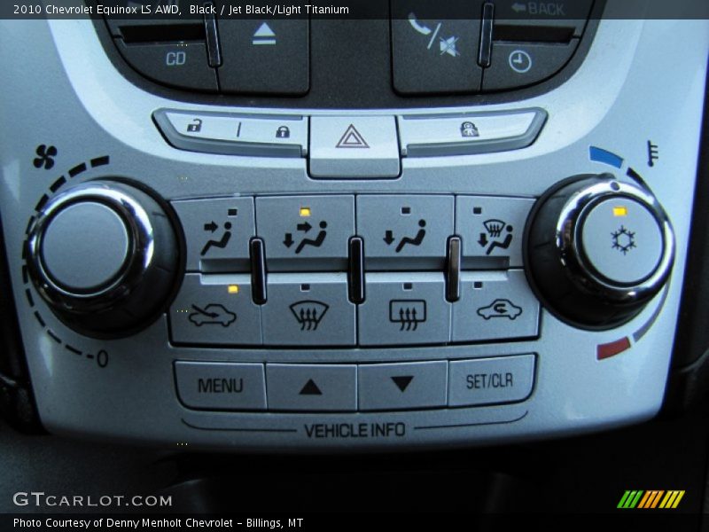 Black / Jet Black/Light Titanium 2010 Chevrolet Equinox LS AWD