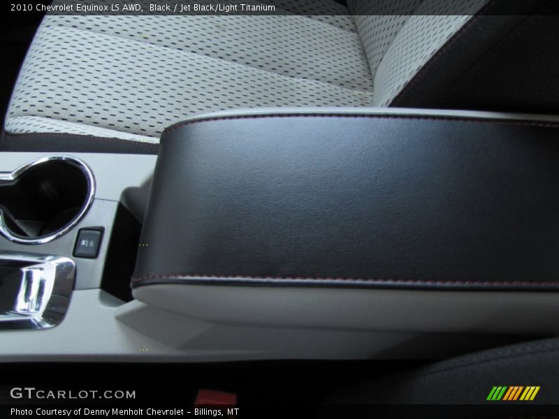 Black / Jet Black/Light Titanium 2010 Chevrolet Equinox LS AWD