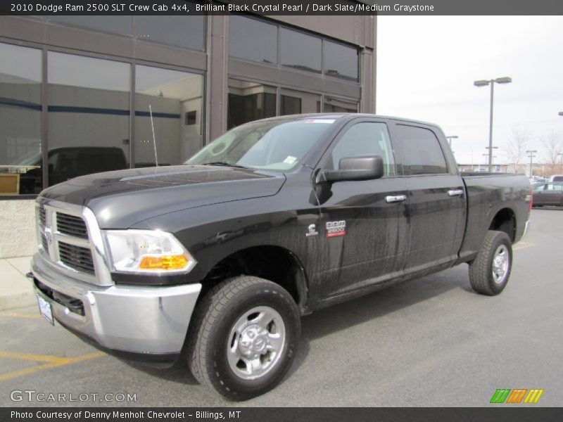 Brilliant Black Crystal Pearl / Dark Slate/Medium Graystone 2010 Dodge Ram 2500 SLT Crew Cab 4x4