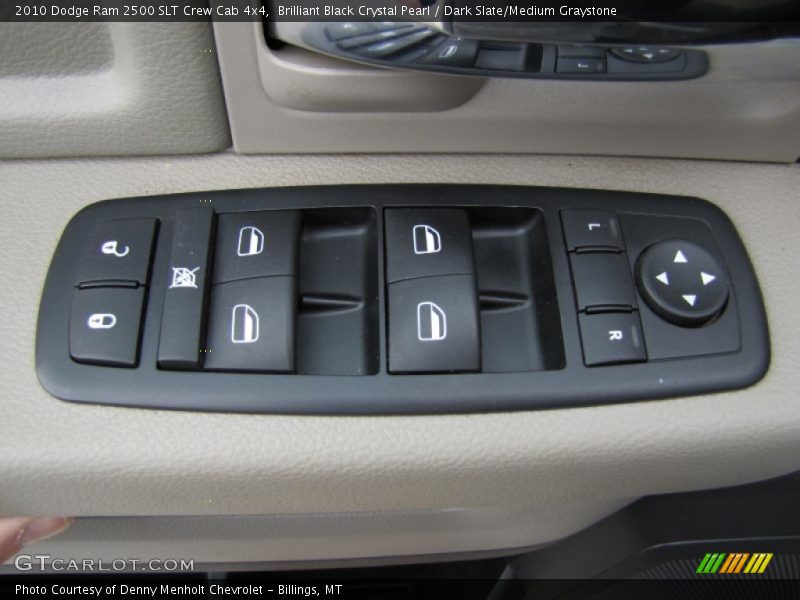 Brilliant Black Crystal Pearl / Dark Slate/Medium Graystone 2010 Dodge Ram 2500 SLT Crew Cab 4x4