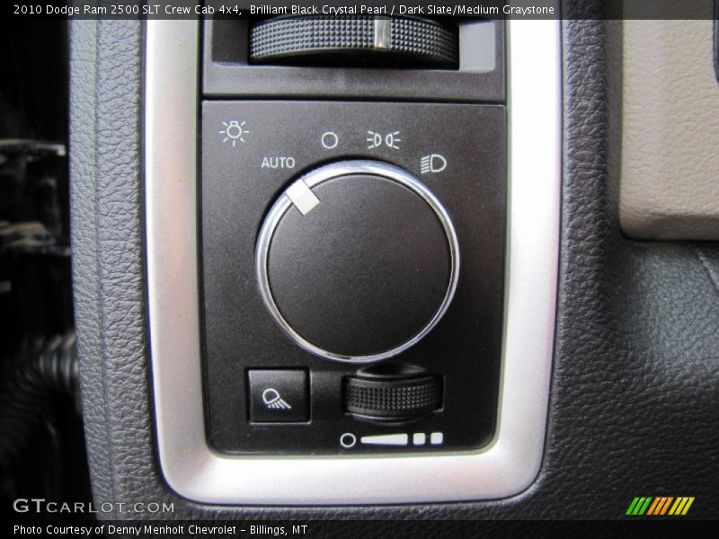 Brilliant Black Crystal Pearl / Dark Slate/Medium Graystone 2010 Dodge Ram 2500 SLT Crew Cab 4x4