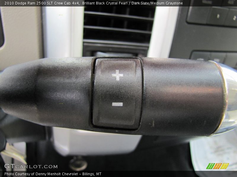 Brilliant Black Crystal Pearl / Dark Slate/Medium Graystone 2010 Dodge Ram 2500 SLT Crew Cab 4x4
