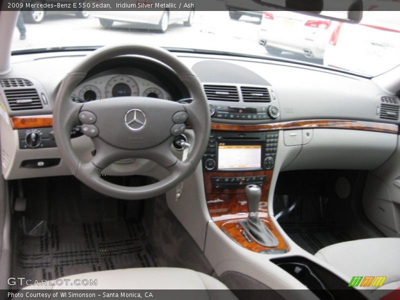 Iridium Silver Metallic / Ash 2009 Mercedes-Benz E 550 Sedan