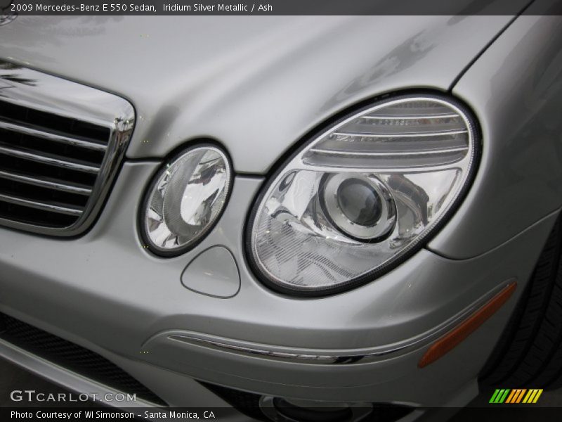 Iridium Silver Metallic / Ash 2009 Mercedes-Benz E 550 Sedan