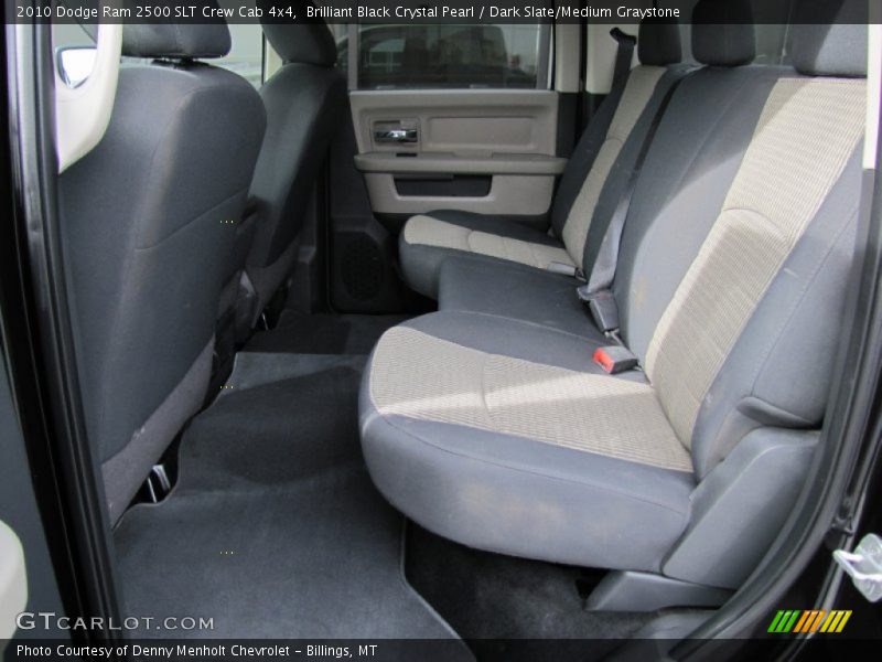 Brilliant Black Crystal Pearl / Dark Slate/Medium Graystone 2010 Dodge Ram 2500 SLT Crew Cab 4x4