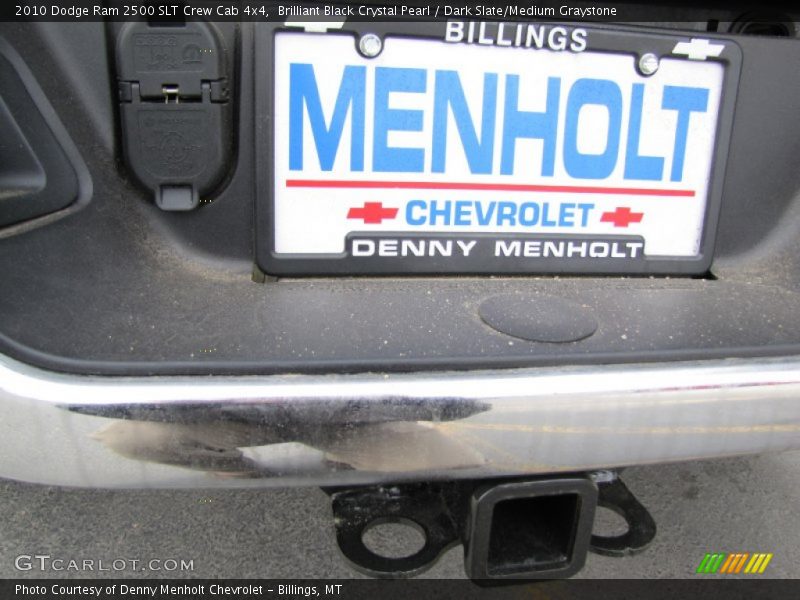 Brilliant Black Crystal Pearl / Dark Slate/Medium Graystone 2010 Dodge Ram 2500 SLT Crew Cab 4x4