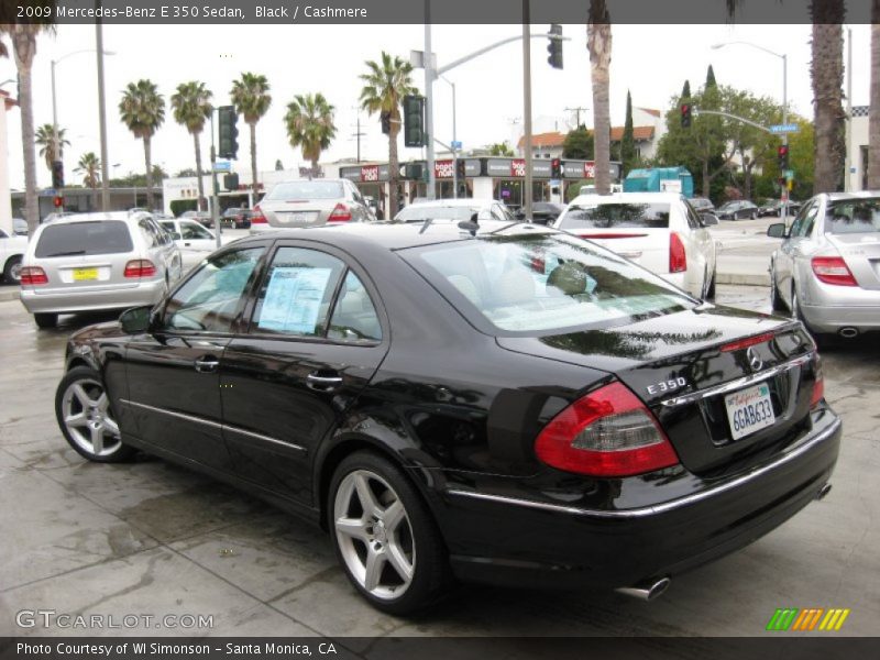 Black / Cashmere 2009 Mercedes-Benz E 350 Sedan
