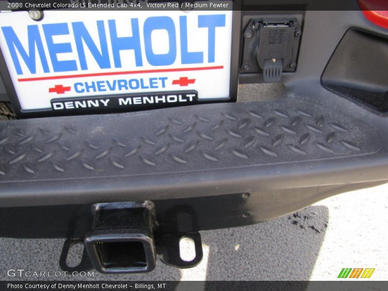 Victory Red / Medium Pewter 2008 Chevrolet Colorado LS Extended Cab 4x4