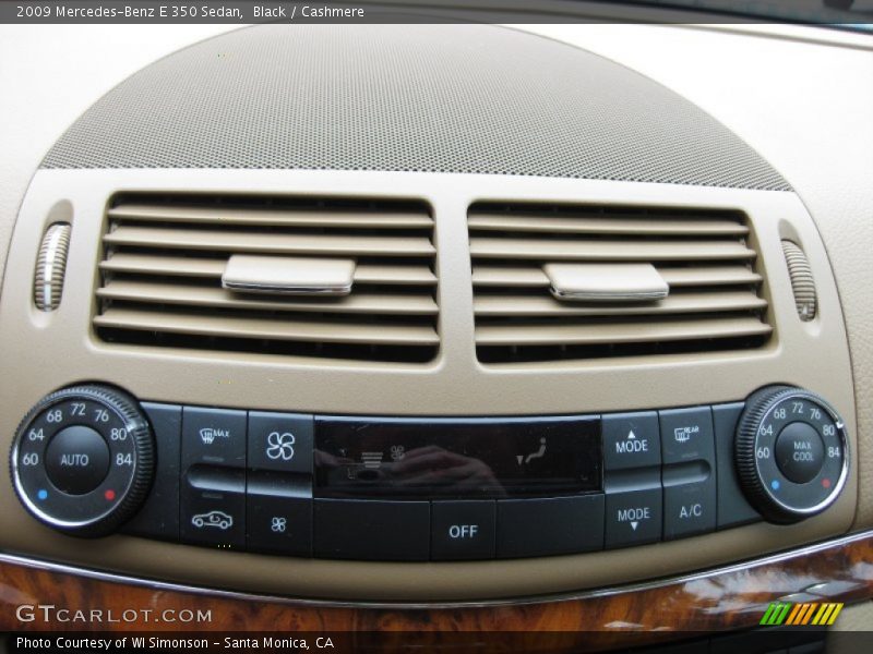 Controls of 2009 E 350 Sedan