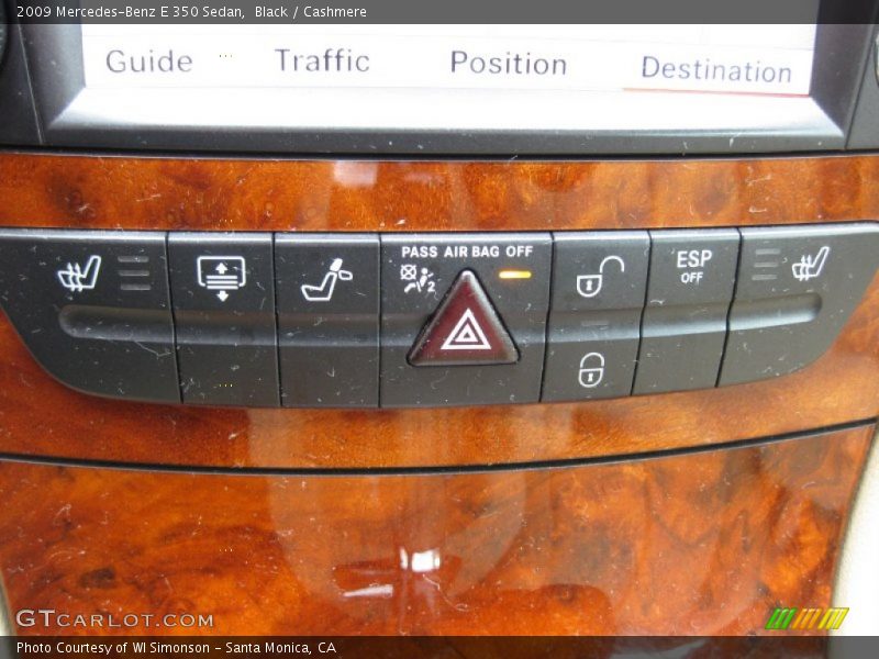 Controls of 2009 E 350 Sedan