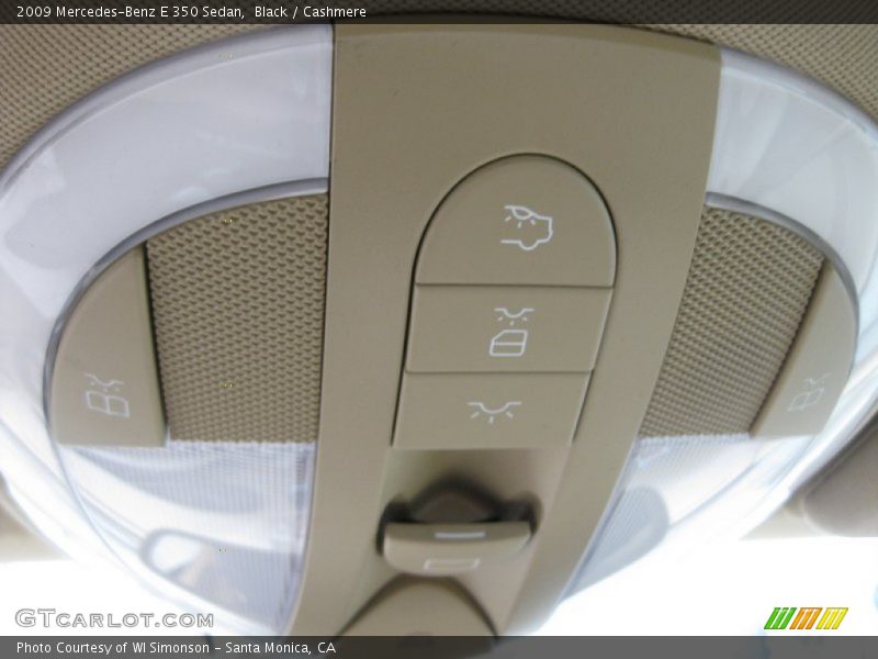 Controls of 2009 E 350 Sedan