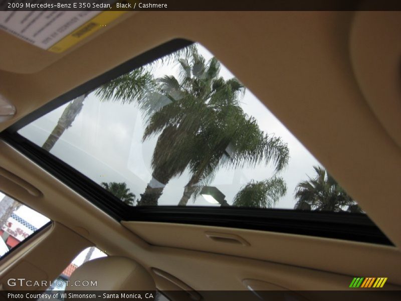 Sunroof of 2009 E 350 Sedan