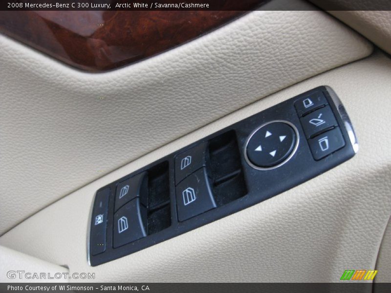 Arctic White / Savanna/Cashmere 2008 Mercedes-Benz C 300 Luxury