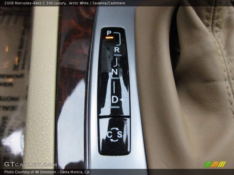 Arctic White / Savanna/Cashmere 2008 Mercedes-Benz C 300 Luxury
