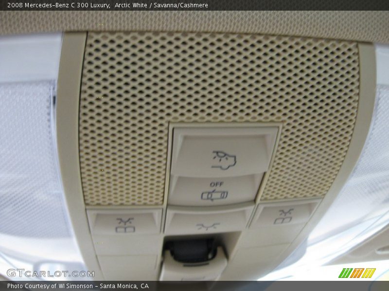 Arctic White / Savanna/Cashmere 2008 Mercedes-Benz C 300 Luxury