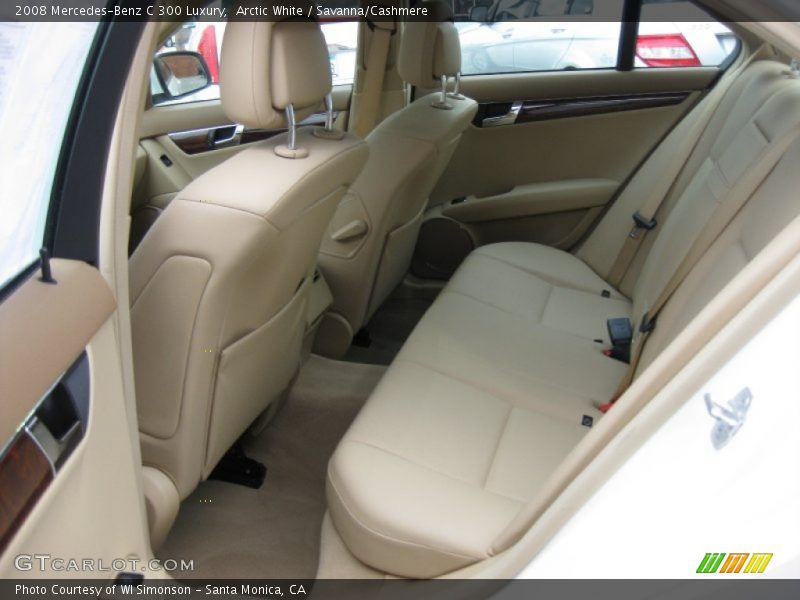 Arctic White / Savanna/Cashmere 2008 Mercedes-Benz C 300 Luxury