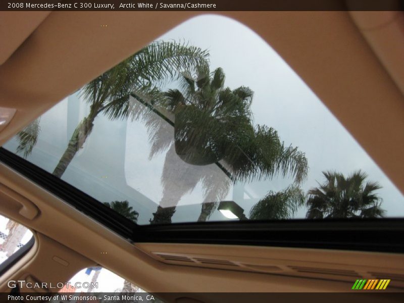 Arctic White / Savanna/Cashmere 2008 Mercedes-Benz C 300 Luxury