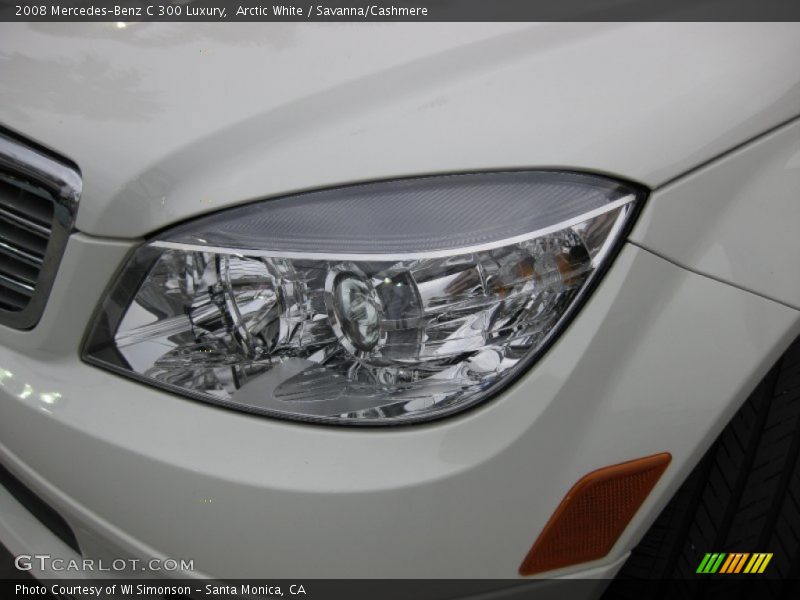 Arctic White / Savanna/Cashmere 2008 Mercedes-Benz C 300 Luxury
