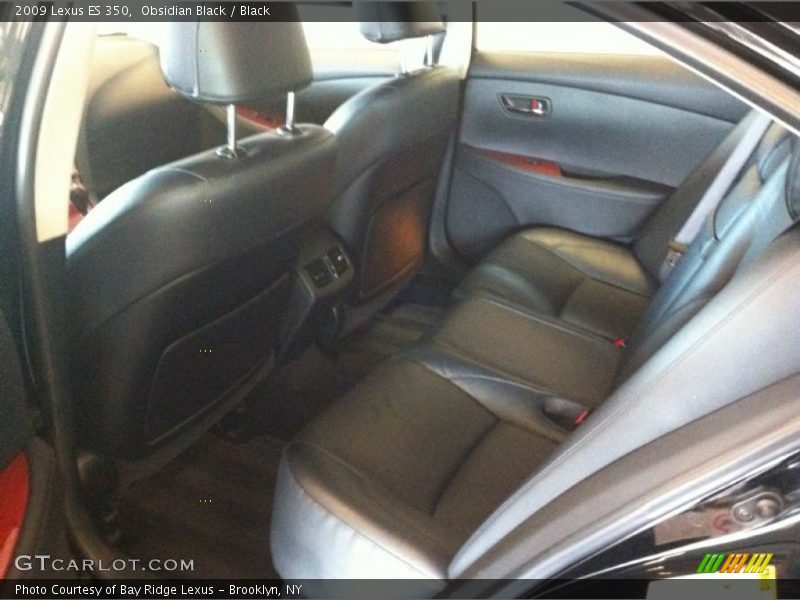 Obsidian Black / Black 2009 Lexus ES 350