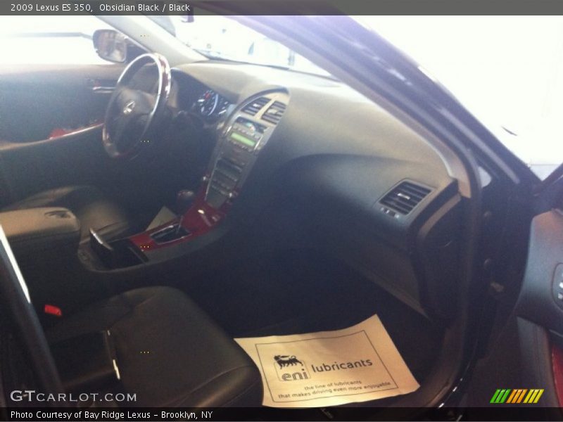 Obsidian Black / Black 2009 Lexus ES 350