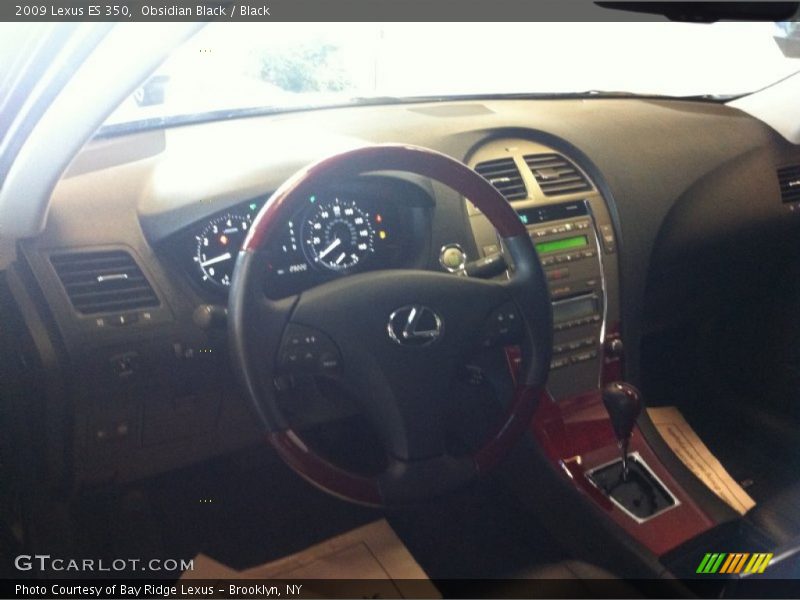 Obsidian Black / Black 2009 Lexus ES 350