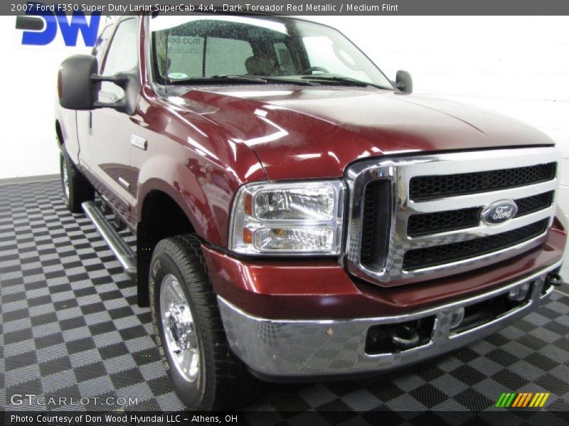 Dark Toreador Red Metallic / Medium Flint 2007 Ford F350 Super Duty Lariat SuperCab 4x4
