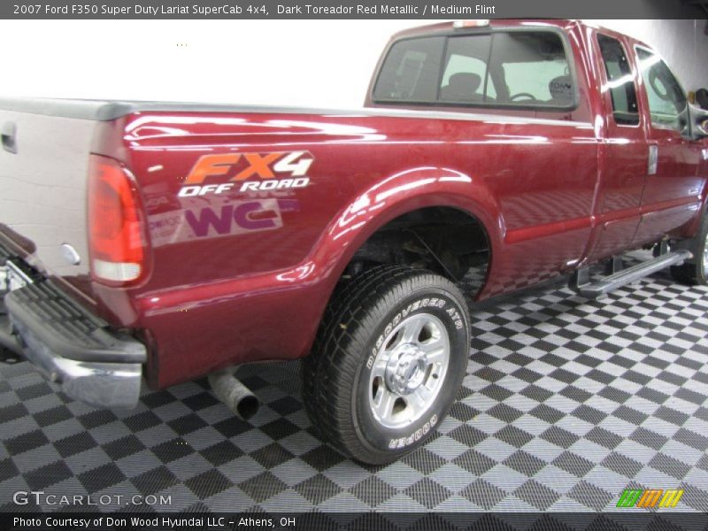 Dark Toreador Red Metallic / Medium Flint 2007 Ford F350 Super Duty Lariat SuperCab 4x4